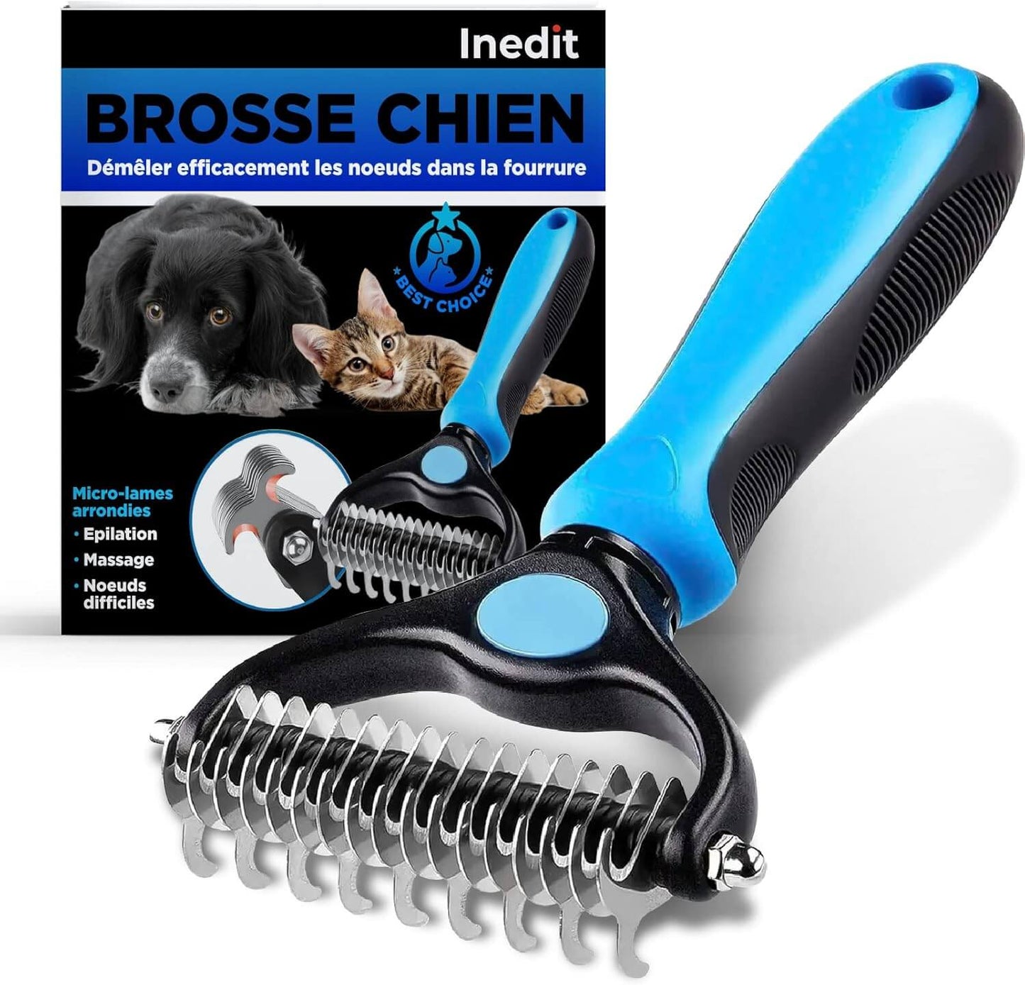 Peigne Brosse démêlante pour chien et chat by petsdreamsaccesories™