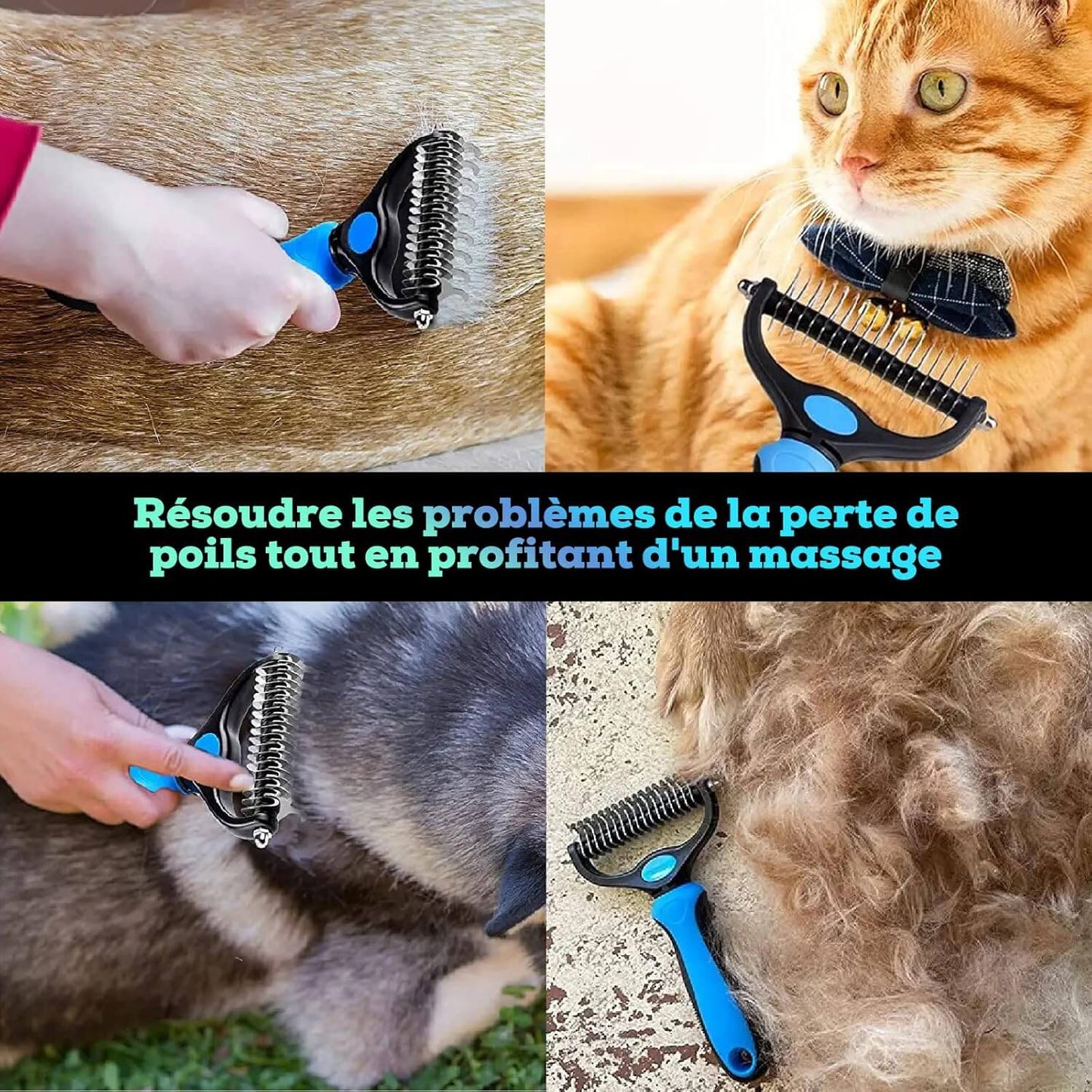 Peigne Brosse démêlante pour chien et chat by petsdreamsaccesories™